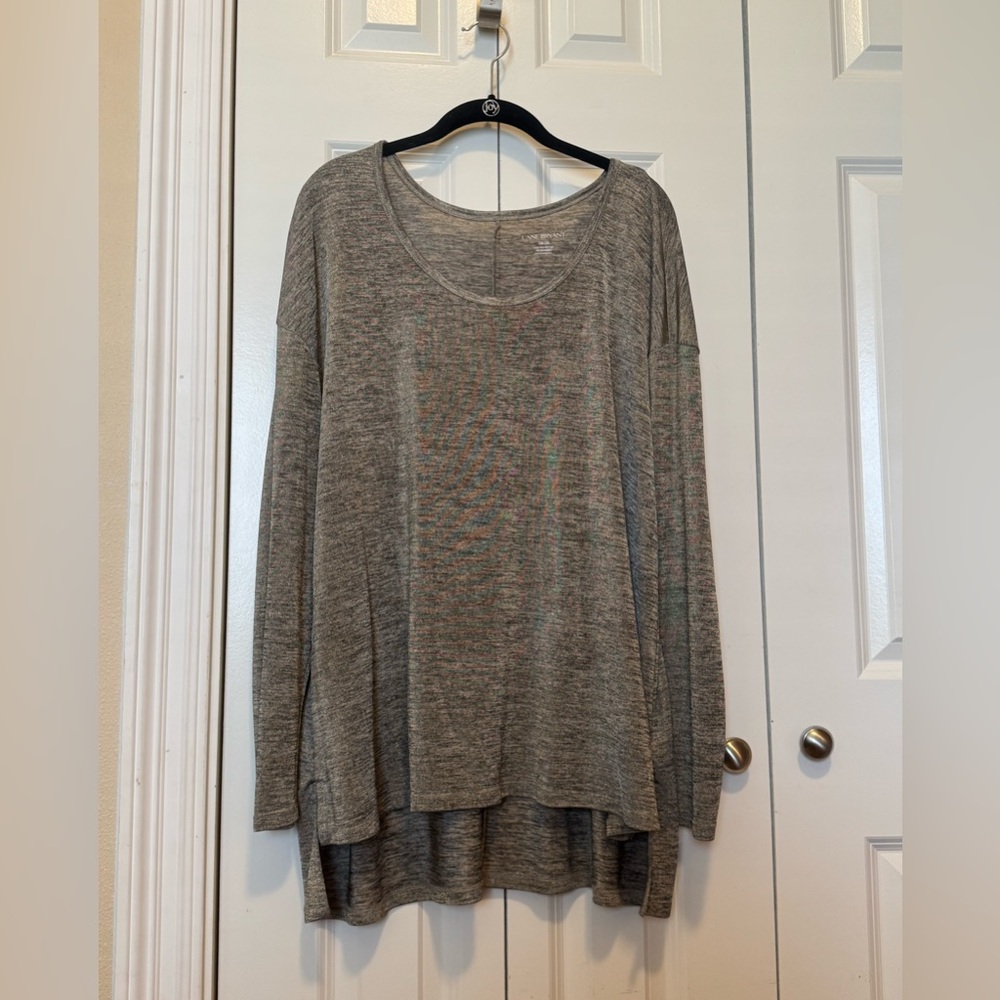 Lane Bryant Long Sleeve Side-Slit Top – Women’s 18/20 – Dressy Pullover